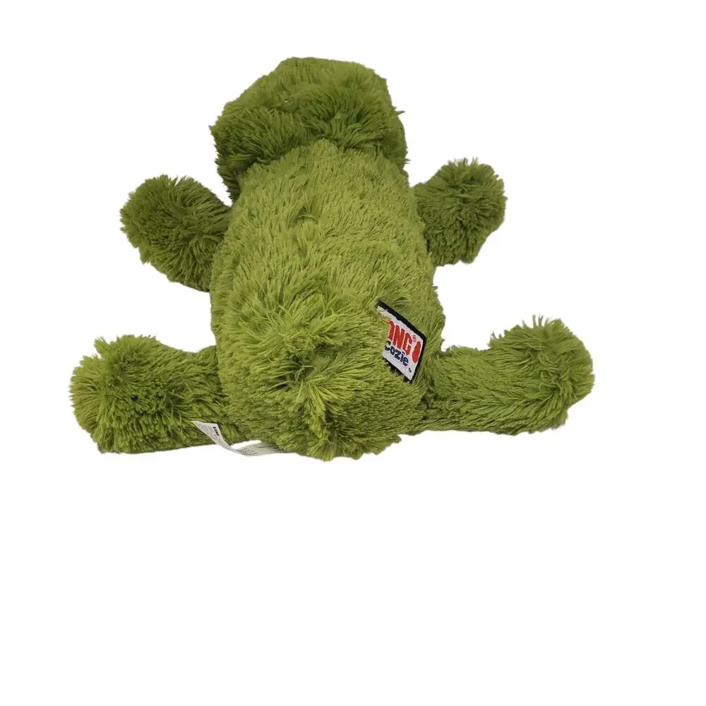 Kong Cozie Green Frog Dog Toy 9
